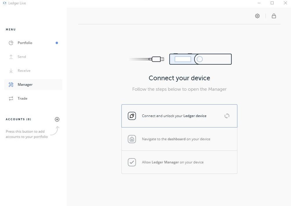 Connect Ledger Nano S